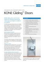 KONE Gliding? Doors