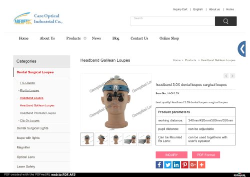 Headband Galilean Loupes