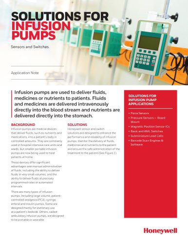 Honeywell Sensing - Medical Solutions for Infusion Pumps