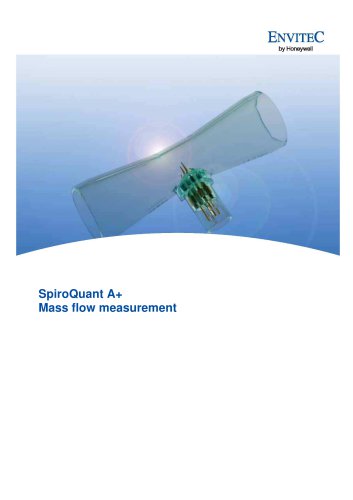 SpiroQuant A+ Mass flow measurement