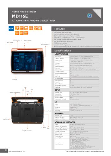MD116E Datasheet