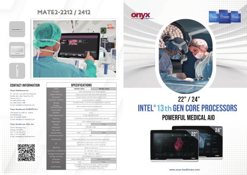 Powerful Medical AIO (MATE2) Brochure