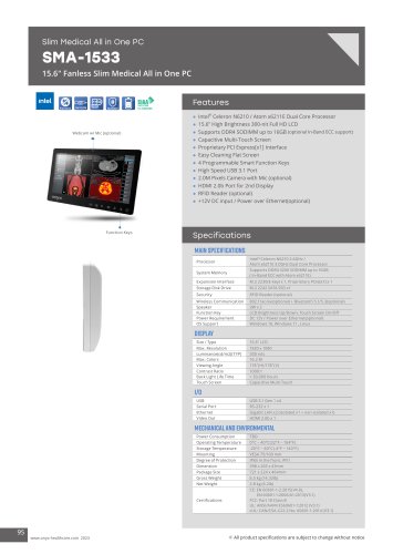 SMA-1533 Datasheet