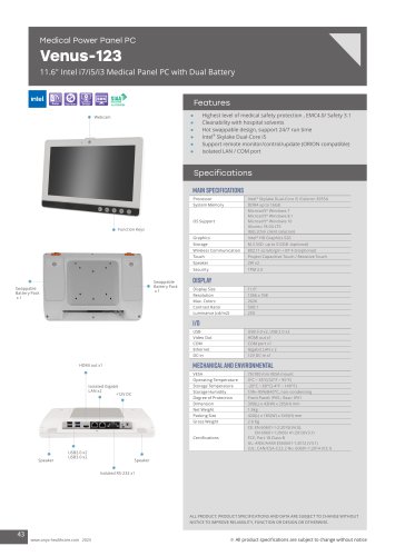 Venus-123 Datasheet