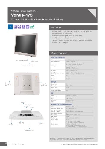 Venus-173 Datasheet