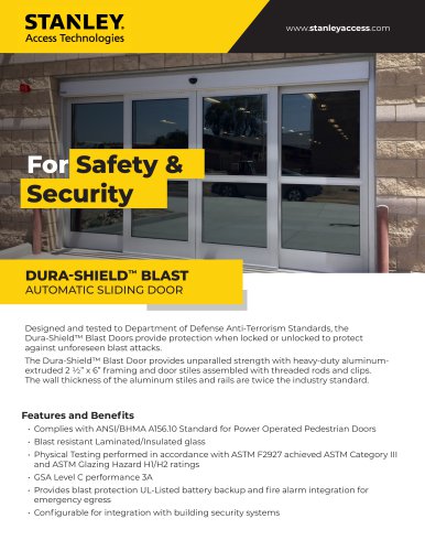 DURA-SHIELD&trade; BLAST