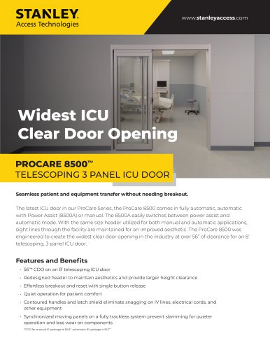 PROCARE 8500&trade;