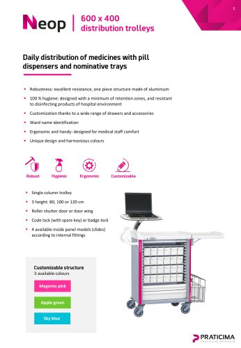 600 x 400 Neop distribution trolley