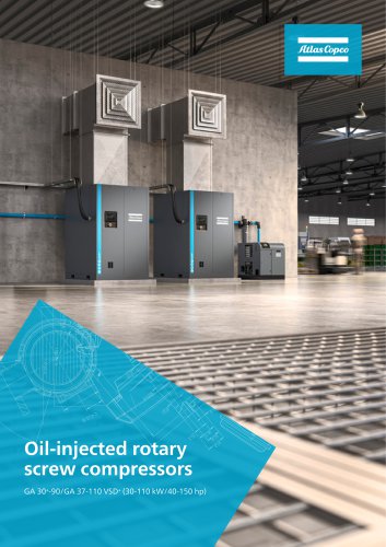 Oil-injected rotary screw compressors