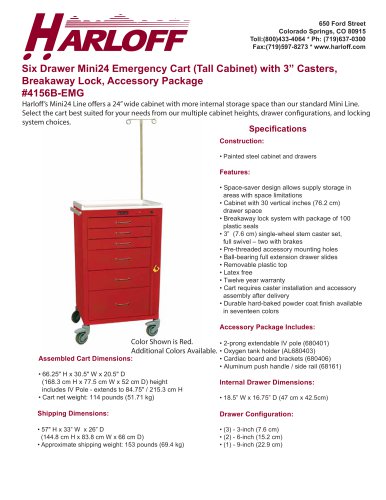 MINI24 EMERGENCY CART