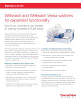 Wellwash and Wellwash Versa washers for expanded functionality