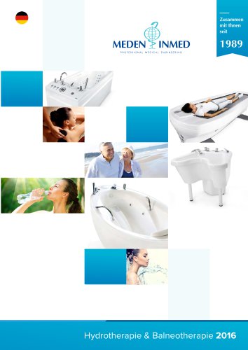 Meden-Inmed Hydrotherapy Catalogue German 2016