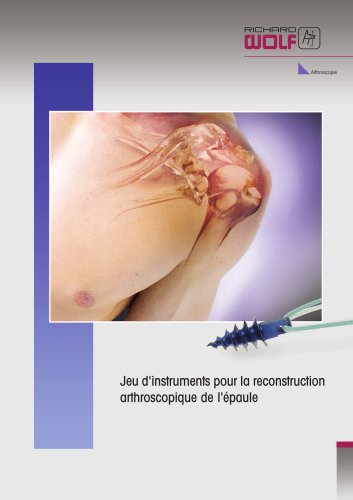 Reconstruction arthroscopique de l'épaule Brochure