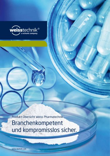 Produkte Weiss Pharmatechnik