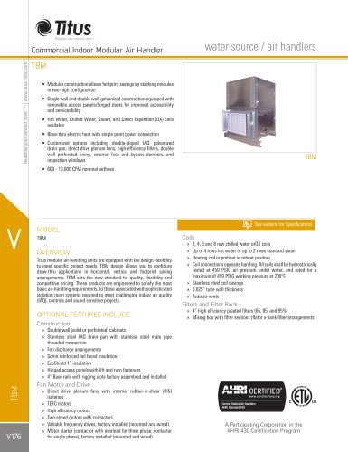 Commercial Indoor Modular Air Handler