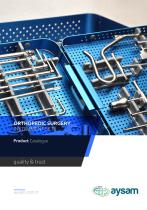 ORTHOPEDIC SURGERY INSTRUMENT SETS