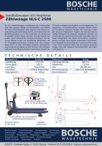 Handhubwaage HLS-C 2500 - 2