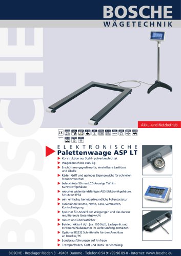 Palettenwaagen ASP LB