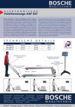 Palettenwaagen ASP SST - 2