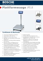 Plattformwaage IPS B - 1