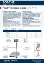 Plattformwaage IPS MW - 2