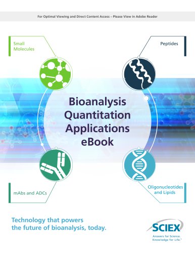 Bioanalysis Quantitation Applications eBook