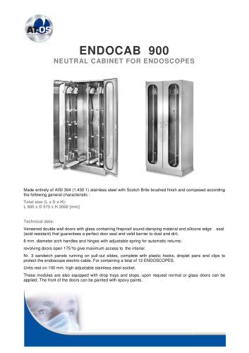 ENDOCAB 900 NEUTRAL CABINET FOR ENDOSCOPES