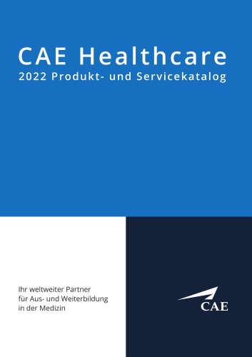 CAE Product and Service Catalogue 2022 - German Language