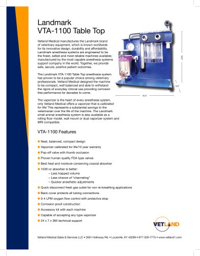 VTA-1100 Table Top