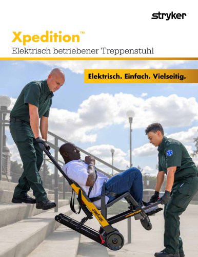 Xpedition Powered Stair chair brochure DE