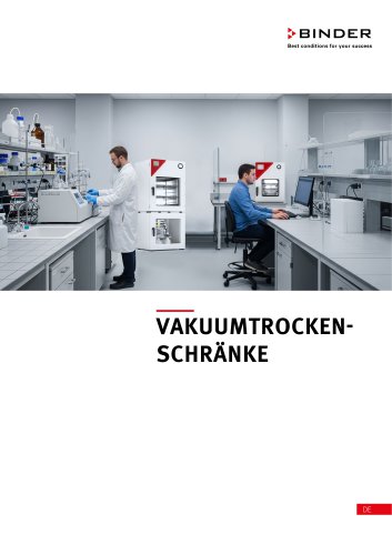 Vakuumtrockenschr&auml;nke