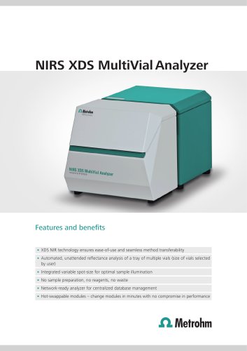 NIRS XDS MultiVial Analyzer