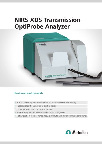 NIRS XDS Transmission OptiProbe Analyzer