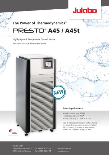 PRESTO A45 / A45t Process Circulators