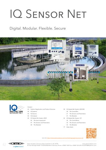 WTW Process Instrumentation (single chapter IQ SENSOR NET)