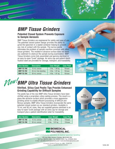 BMP Tissue Grinders