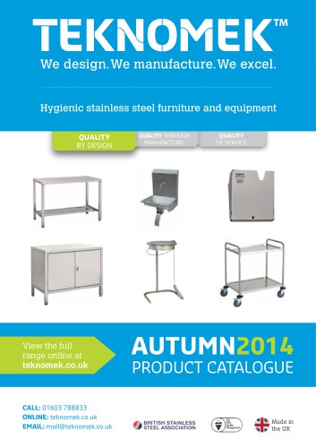 Teknomek Autumn product catalogue 2014