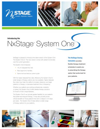 NxStage® System One S