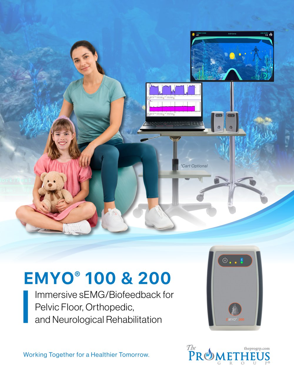 EMYO sEMG Biofeedback for Pelvic Floor | Orthopedic | Neurological Rehabilitation - The Prometheus Group