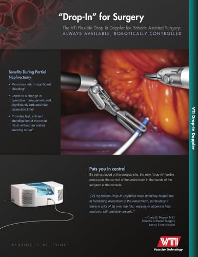 Drop-In Robotic Doppler