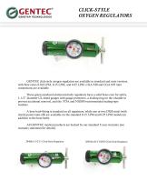 Click-Style Oxygen Regulators