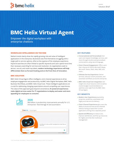 BMC Helix Virtual Agent