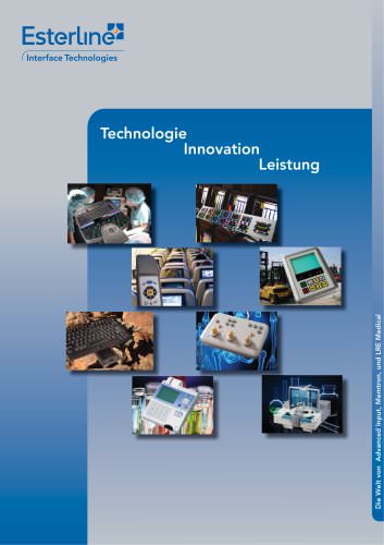 Interface Technologies Brochure - A4 German