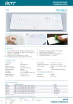 Cleankeys® CK4 - The easy-to-clean keyboard