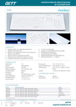 Cleankeys® CK4W - The easy-to-clean keyboard