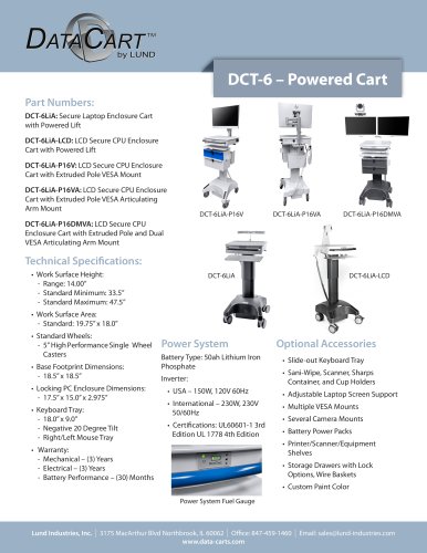 DCT-6 – Powered Cart