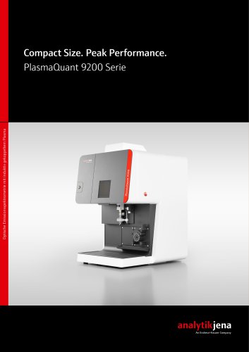 PlasmaQuant 9200 Serie: optisches Emissionsspektrometer