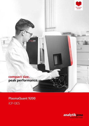 PlasmaQuant 9200 Serie: optisches Emissionsspektrometer