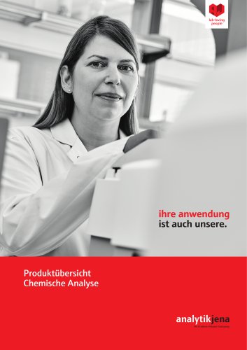 Produktübersicht Chemische Analyse