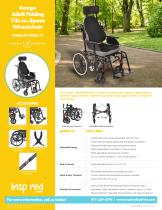 Kanga Adult Folding Tilt-in-Space Wheelchair